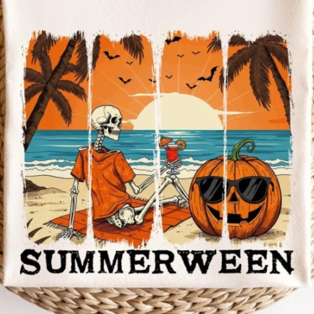 Funny Halloween Shirt, Skeleton Halloween Tee - Picture 2 of 3